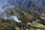 「山梨の山林火災、鎮圧遠く　発生5日、延焼105ヘクタールに」の画像1