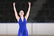 青木祐奈V、島田麻央SPで首位　国民スポーツ大会スケート第2日