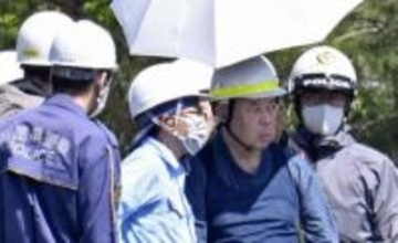 福島・磐越道バス事故で実況見分　県警、運転の容疑者立ち会い