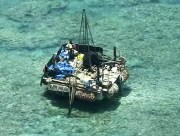 比、中国構造物の撤去確認　南シナ海スカボロー礁