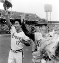 ＜あのころ＞山田、福本が引退試合　37年前の3月12日