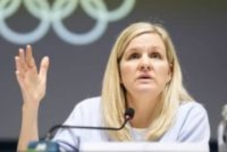 IOC会長、失格の正当性強調　ウクライナ代表のヘルメット問題