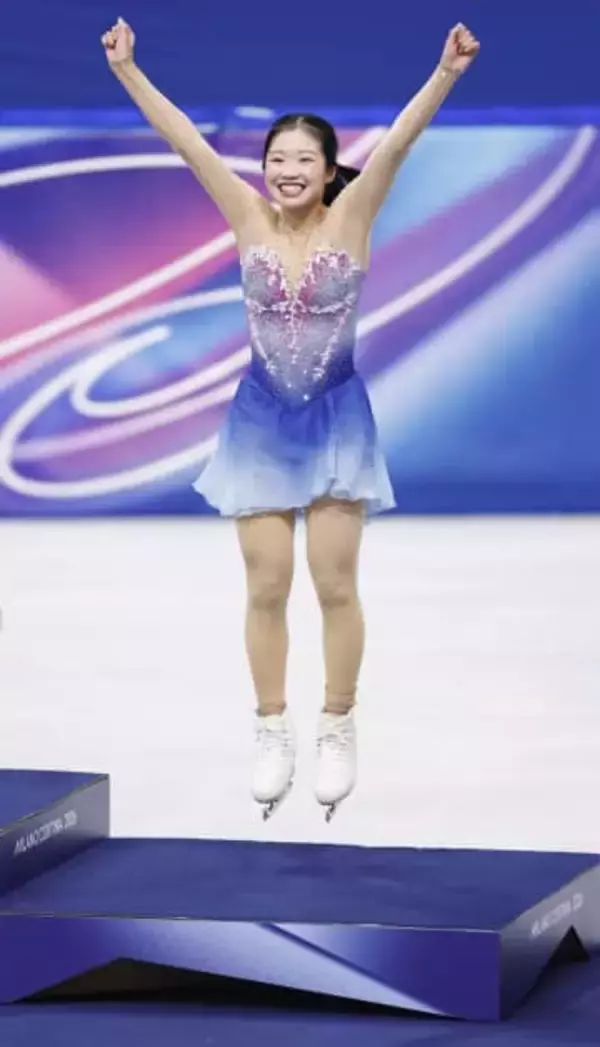 中井、ノートに記した夢かなえる　トリプルアクセル武器に表彰台