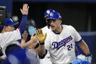 中9―2巨（8日）　中日が最多9得点、柳は2勝目