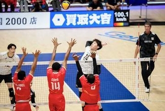 バレー日本が初戦でオマーン下す　男子アジア選手権