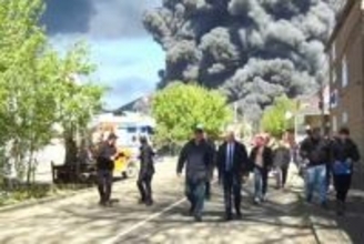 ロシア南部に非常事態宣言　無人機攻撃で製油所火災