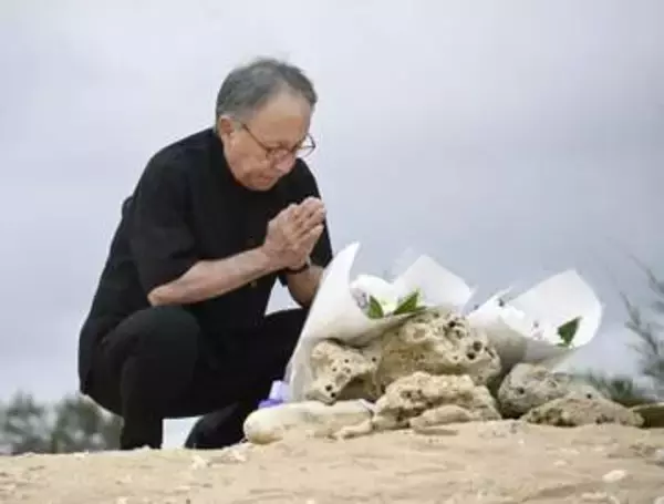 辺野古沖転覆の犠牲者追悼　沖縄知事、再発防止誓う