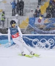 五輪最後の渡部暁、粘りの飛躍　山本も難条件で、日本上位争い