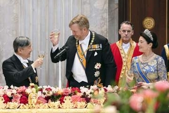 王室との親交、温かな笑み　晩さん会、エピソード披露