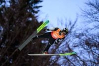 ジャンプの二階堂蓮が前半2位　フライング世界選手権