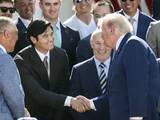 「トランプ氏、大谷翔平は「偉大」　ドジャースが表敬訪問」の画像1