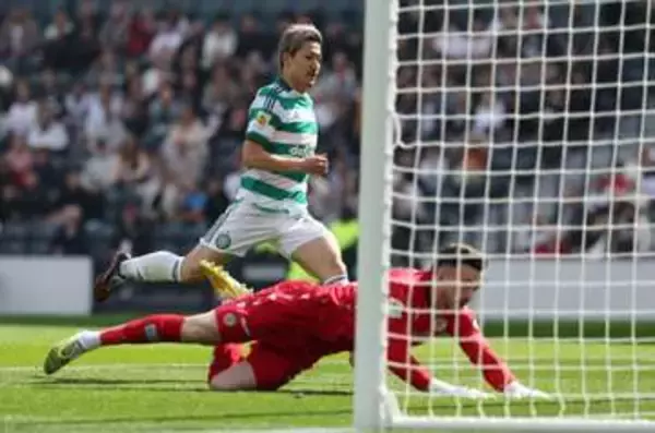 セルティック前田、先制点　スコットランド杯準決勝