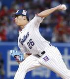 「ヤ12―0広（12日）　山野が6回無失点で9勝目」の画像1