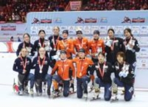 ショート女子リレーで日本3位　ワールドツアー、宮田4位