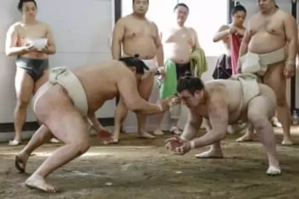 綱とり挑む安青錦、初の出稽古　豊昇龍らと9番で終える