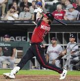 「大リーグ、村上が25号ソロ　佐々木朗は6回2失点」の画像1
