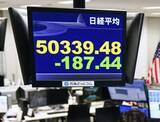 「東証上げ幅初の1万円超え　年末株価、5万円到達」の画像1
