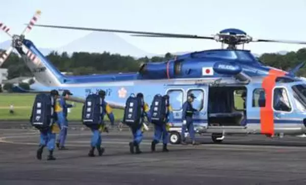11都県警が緊急援助隊派遣　480人、不明者捜索