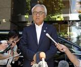 「福岡県議長が議員辞職　理由説明せず、金銭疑惑」の画像1