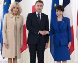 日仏首脳、重要鉱物で連携　原油安定供給へ意思疎通