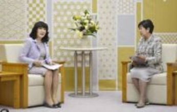 小池氏、地方税見直し必要性強調　片山財務相と都庁で面会