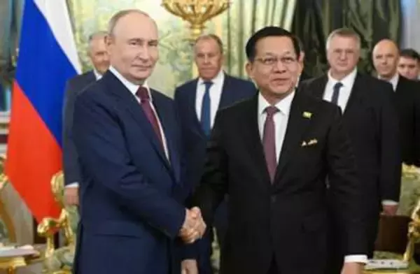 ロシアとミャンマー首脳が会談　西側諸国の制裁対抗で協力