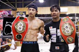 フライ級王者矢吹、打ち合い警戒　初の防衛戦へ練習公開
