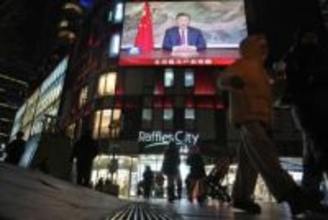 習近平氏、台湾統一へ決意表明　新年迎える祝辞で