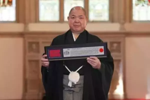 八角理事長「名誉市民」に　ロンドン、相撲普及へ貢献