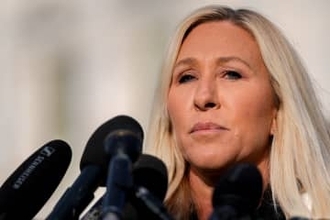 グリーン氏、大統領選に出馬検討　MAGA派、トランプ氏と対立