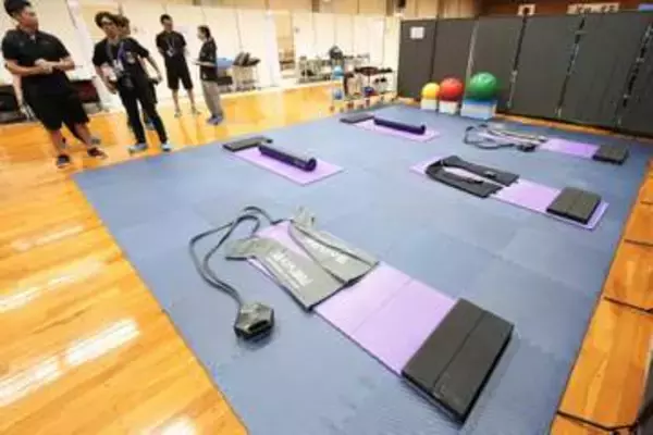 日本選手団の支援拠点公開　アジアパラ、車いすに配慮