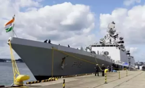 インド軍艦、佐世保寄港　連携強化、海自が歓迎行事