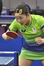 張本美和「全種目で金を」　好調維持しアジア大会へ