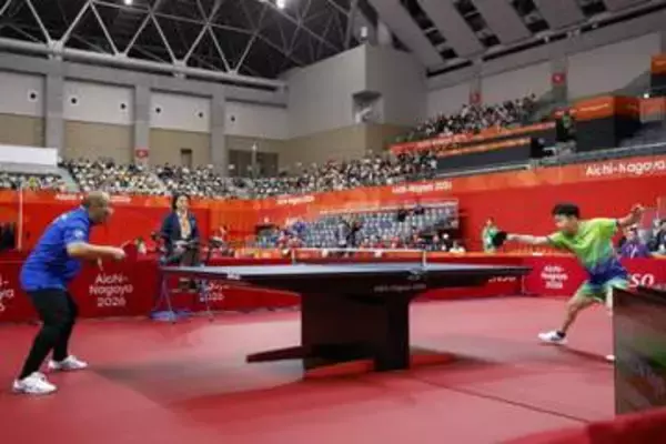 アジアパラ大会、競技がスタート　ブラインドサッカーや卓球