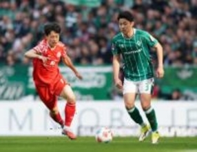 佐野海舟フル、菅原由勢途中交代　ドイツ1部、鈴木唯人は途中出場