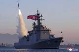 「北朝鮮、戦略巡航弾を試射　駆逐艦で「核抑止を強化」」の画像1