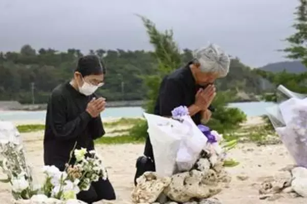 運航団体が犠牲者慰霊　辺野古沖転覆事故