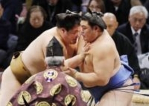 両横綱、安青錦が首位守る　琴桜7勝目、九州場所12日目