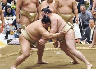 地震被災の義ノ富士「喜ばせる」　熊本・宇土出身、実家全壊