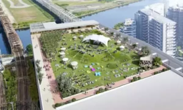 B1川崎、新アリーナ30年秋に　「世界初」の屋上公園