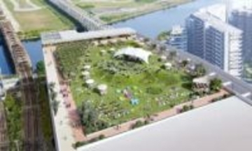 B1川崎、新アリーナ30年秋に　「世界初」の屋上公園
