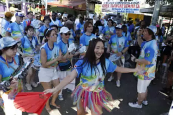 本場リオで日本チーム演奏　ブラジルのカーニバル