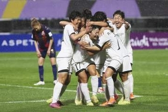 北朝鮮チーム、韓国に勝利　サッカー、7年半ぶり訪問