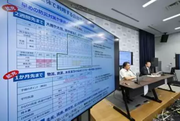 日別の天気予報、2週間に　気象庁、警報級可能性の情報も
