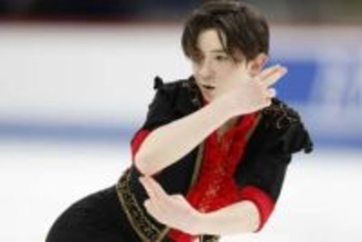 中田が男子SP首位、蛯原3位　フィギュア世界ジュニア