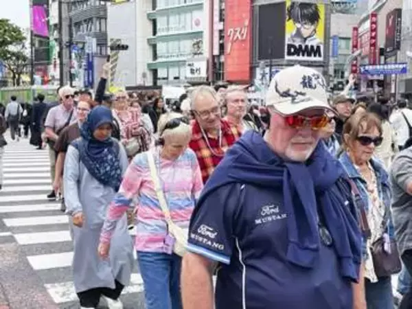 4月訪日客、前年比21万人減　中東情勢で欧州落ち込み