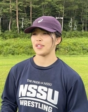 レスリング清岡もえ、合宿公開　アジア大会に向け「楽しく強化」