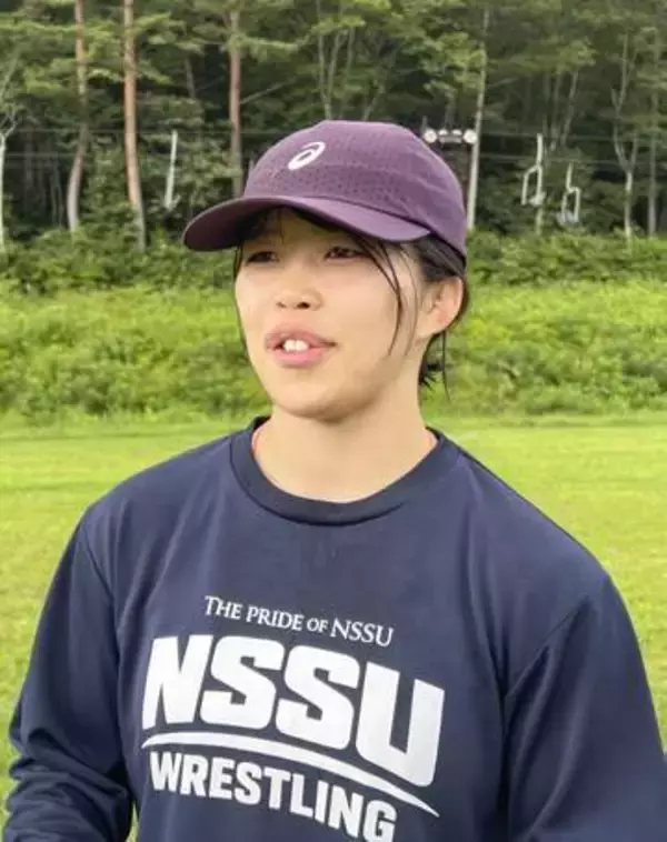 レスリング清岡もえ、合宿公開　アジア大会に向け「楽しく強化」