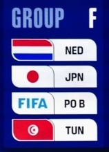 サッカー、日本はオランダとF組　W杯、チュニジアと欧州PO勝者