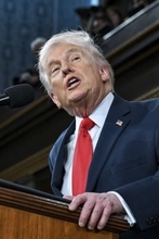 長広舌1時間47分、過去最長　トランプ大統領、一般教書演説で